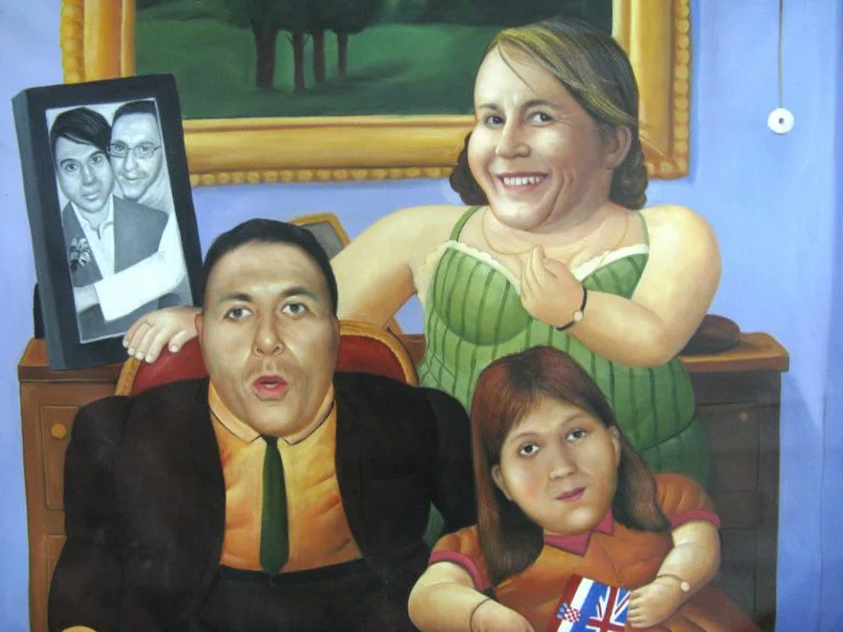 slike na platnu po naročilu - botero