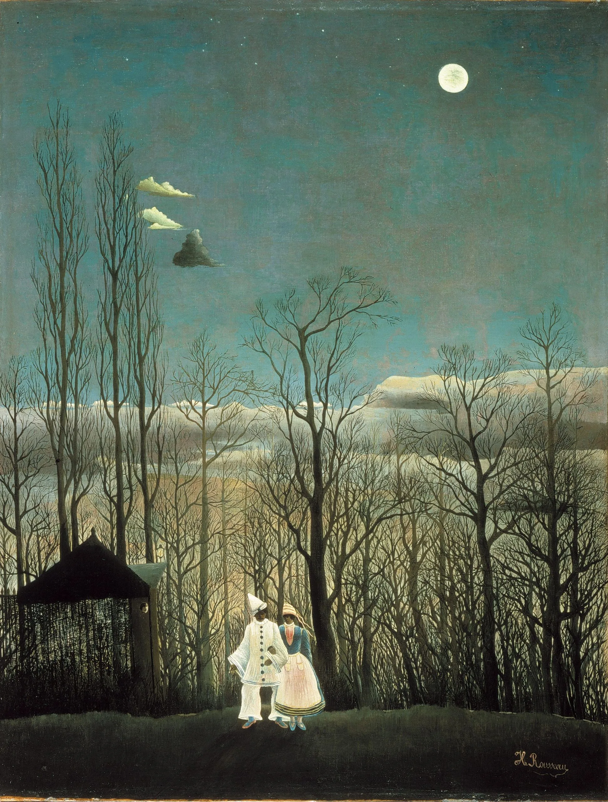 Henri Rousseau – Ein Karnevalsabend – handgemalte Reproduktion auf Leinwand
