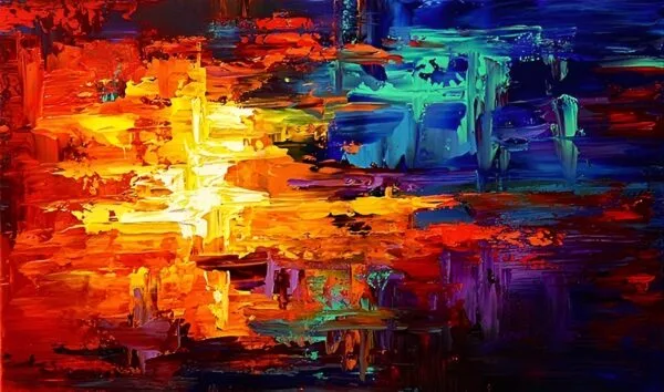Canvas wall art, wall pictures, artistic paintings, modern paintings, ambient paintings, abstract paintings, decorative wall art, buying and selling paintings - Abstraction 9 - artistic painting