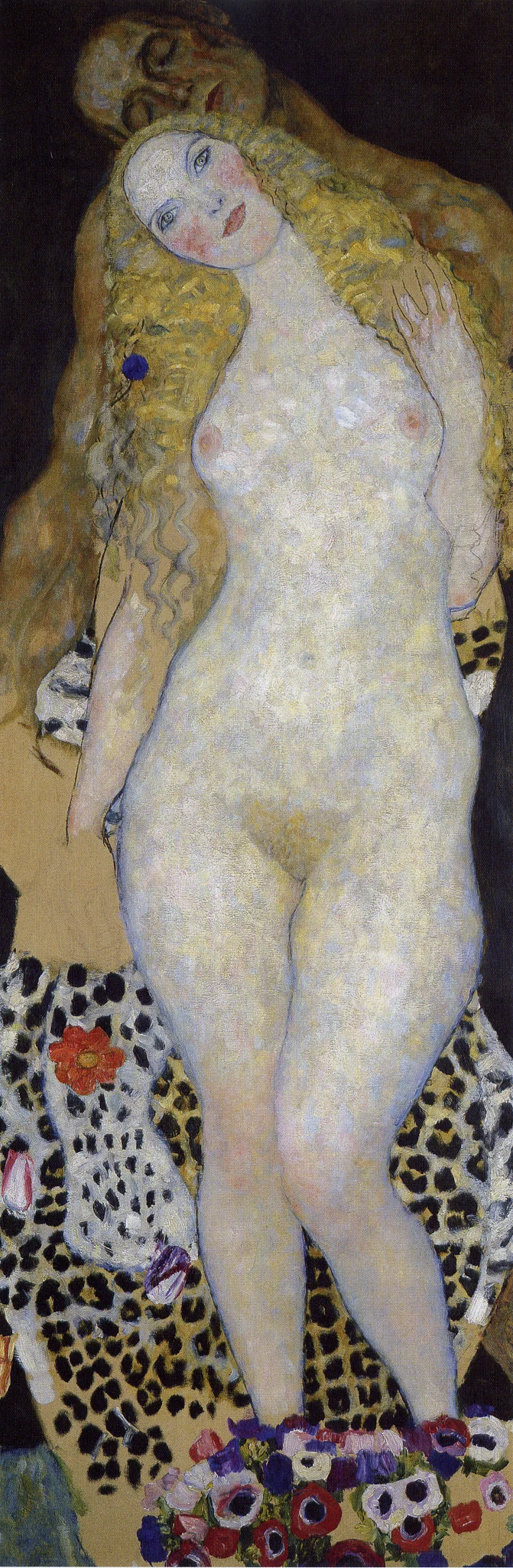 Gustav Klimt - Adam and Eve - Reprodukcije slikarjev, ročno naslikane stenske slike, olje na platnu, oljne slike, umetniške slike, moderne slike za na steno, ambientalne slike, abstraktne slike, dekorativne slike