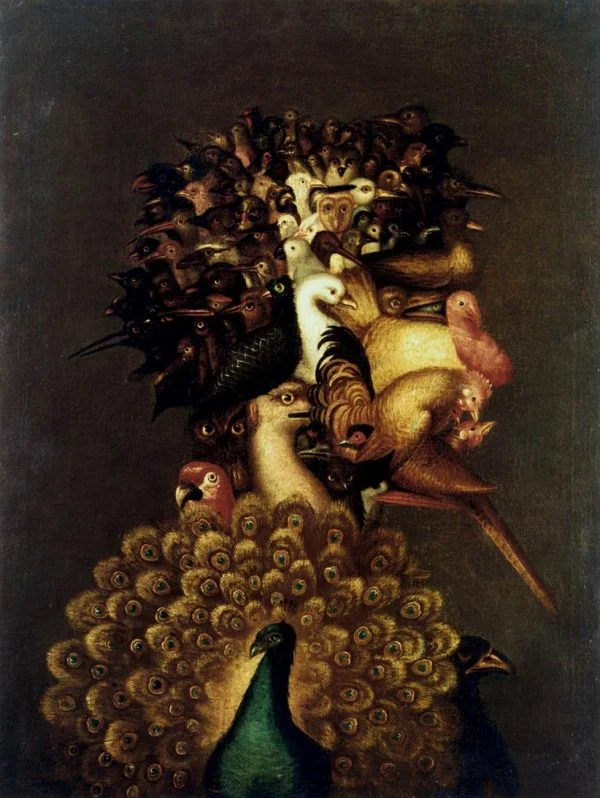 Giuseppe Arcimboldo - Air - Reprodukcije slikarjev, ročno naslikane stenske slike, olje na platnu, oljne slike, umetniške slike, moderne slike za na steno, ambientalne slike, abstraktne slike, dekorativne slike