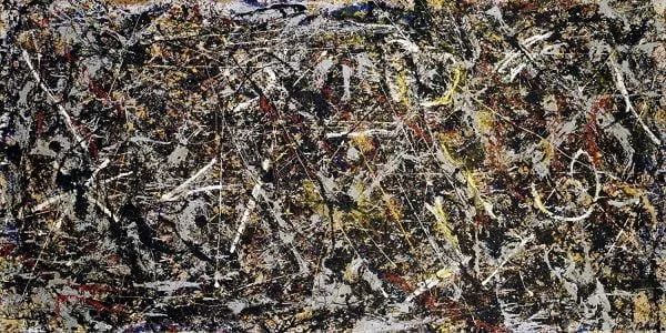 Jackson Pollock - Alchemy - Reprodukcije slikarjev, ročno naslikane stenske slike, olje na platnu, oljne slike, umetniške slike, moderne slike za na steno, ambientalne slike, abstraktne slike, dekorativne slike