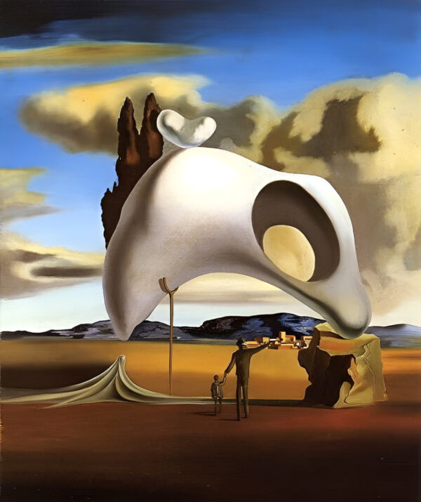 Salvador Dali - Atavistic Vestiges after the Rain - Reprodukcije slikarjev, ročno naslikane stenske slike, olje na platnu, oljne slike, umetniške slike, moderne slike za na steno, ambientalne slike, abstraktne slike, dekorativne slike