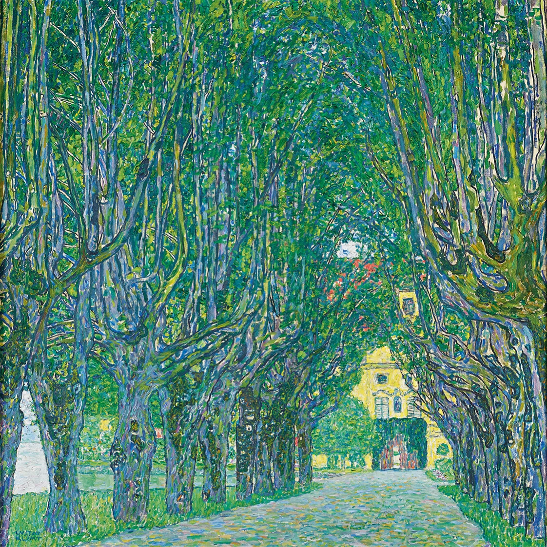 Gustav Klimt - Avenija u parku Krammer - Reprodukcije slikara, ručno slikane zidne slike, ulje na platnu, uljane slike, umjetničke slike, moderne slike za zid, ambijentalne slike, apstraktne slike, dekorativne slike
