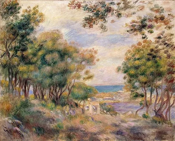 Pierre A. Renoir - Beaulieu Landscape - Reprodukcije slikarjev, ročno naslikane stenske slike, olje na platnu, oljne slike, umetniške slike, moderne slike za na steno, ambientalne slike, abstraktne slike, dekorativne slike