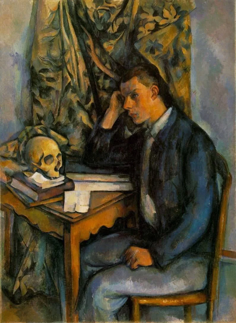 Paul Cezanne - Boy with Skull