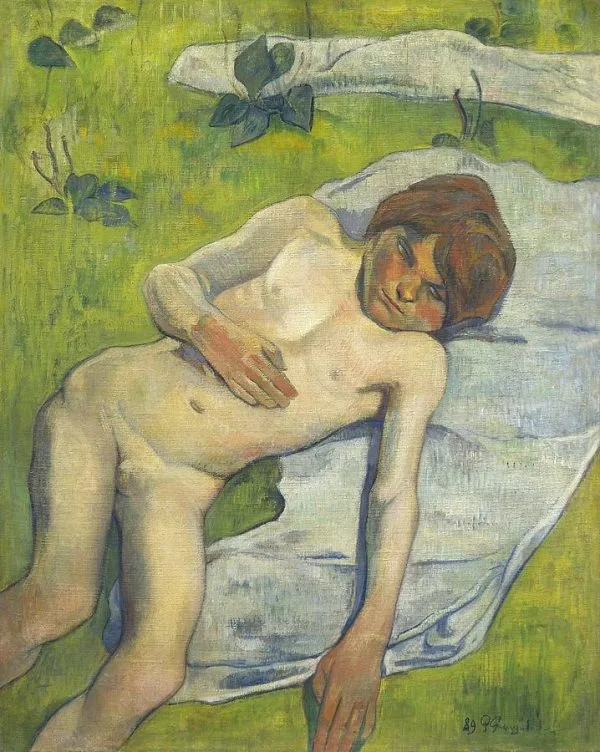 Paul Gauguin - Breton Boy - Umetniška slika - ročno naslikane stenske slike, olje na platnu, oljne slike, umetniške slike, moderne slike za na steno, ambientalne slike, abstraktne slike, dekorativne slike - ročno naslikane stenske slike, olje na platnu, oljne slike, umetniške slike, moderne slike za na steno, ambientalne slike, abstraktne slike, dekorativne slike