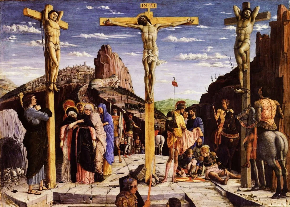 Edgar Degas - Calvary, after a painting by Andrea Mantegna - ročno naslikane stenske slike, olje na platnu, oljne slike, umetniške slike, moderne slike za na steno, ambientalne slike, abstraktne slike, dekorativne slike