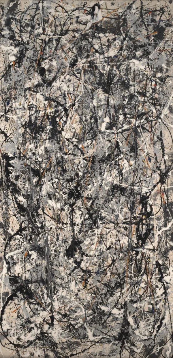 Jackson Pollock - Cathedral - ročno naslikane stenske slike, olje na platnu, oljne slike, umetniške slike, moderne slike za na steno, ambientalne slike, abstraktne slike, dekorativne slike