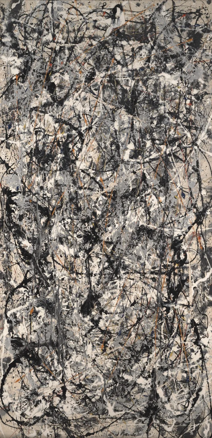 Jackson Pollock - Cathedral - reproduction of famous painting by famous artist, hand painted painting on canvas - oil painting