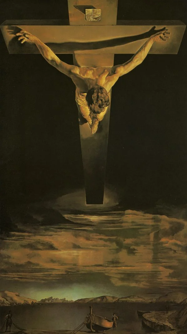 Salvador Dali - Krist - Isus - Reprodukcija - ručno slikane zidne slike, ulje na platnu, uljane slike, umjetničke slike, moderne slike za zid, ambijentalne slike, apstraktne slike, dekorativne slike