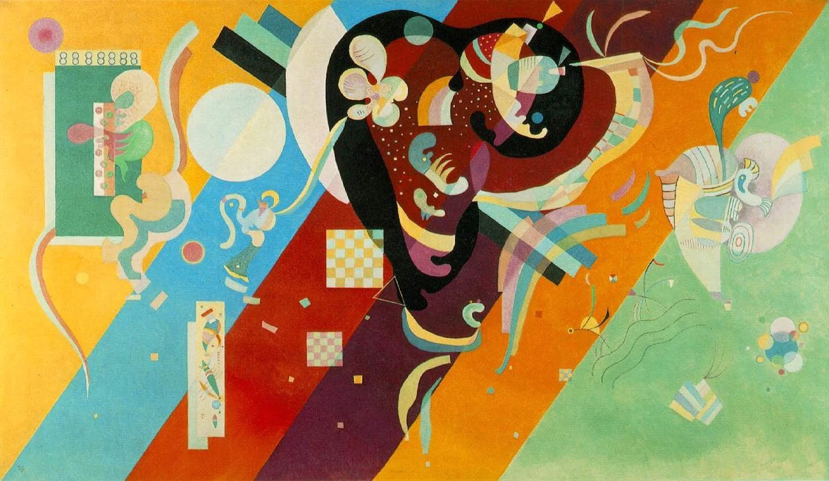 Vasilij Kandinski - Composition IX - reproduction of famous painting by famous artist, hand painted painting on canvas - oil painting