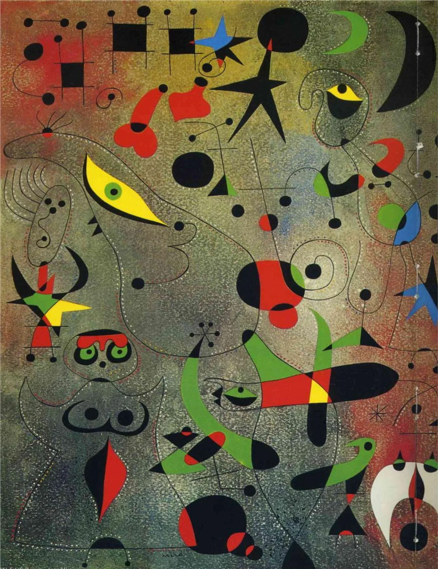 Constellation: Awakening at Dawn - Reprodukcija - ročno naslikane stenske slike, olje na platnu, oljne slike, umetniške slike, moderne slike za na steno, ambientalne slike, abstraktne slike, dekorativne slike