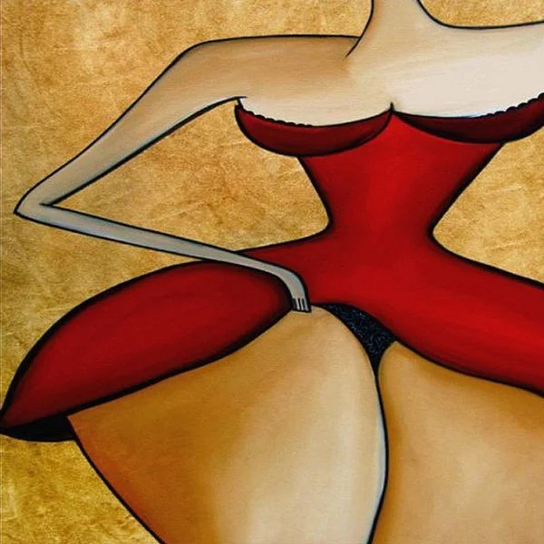 slike za zid, platnene zidne slike, umjetničke slike - moderne slike, ambijentalne slike za zid, apstraktne slike, dekorativne slike za zid, kupovina i prodaja slika - Dekorativna slika Akt IV