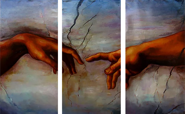 Wandbilder auf Leinwand, Kunstbilder – moderne Bilder, Ambientebilder für die Wand, abstrakte Bilder, dekorative Wandbilder, Bilder kaufen und verkaufen – Dekobild Detail