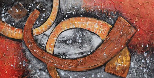 stenske slike na platnu, umetniške slike - moderne slike, ambientalne slike za na steno, abstraktne slike, dekorativne stenske slike, nakup in prodaja slik - Dekorativna slika Dimenzije umetnosti III