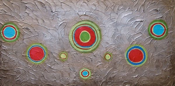 stenske slike na platnu, umetniške slike - moderne slike, ambientalne slike za na steno, abstraktne slike, dekorativne stenske slike, nakup in prodaja slik - Dekorativna slika Planeti