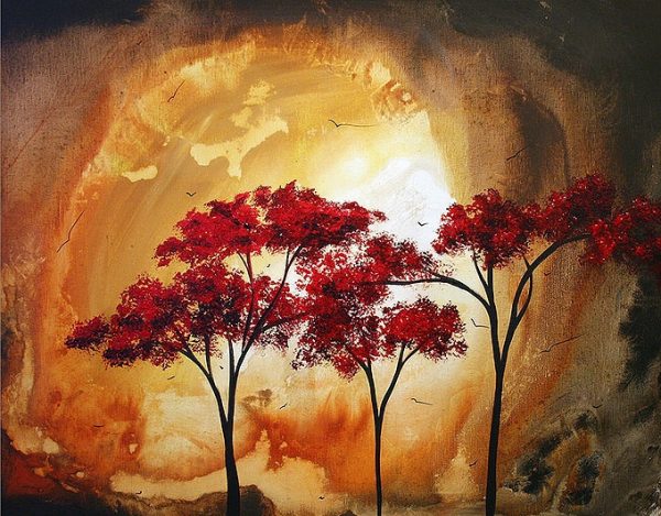 stenske slike na platnu, umetniške slike - moderne slike, ambientalne slike za na steno, abstraktne slike, dekorativne stenske slike, nakup in prodaja slik - Dekorativna slika Prehod II