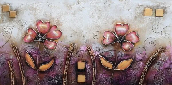 Canvas Wall Paintings, Artistic Paintings - Modern Paintings, Ambient Wall Art, Abstract Paintings, Decorative Wall Paintings, Buying and Selling Paintings - Decorative Painting Flowers I