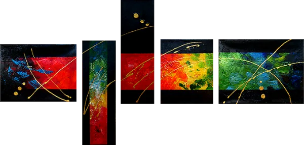 Wandbilder auf Leinwand, Kunstbilder – moderne Bilder, Ambientebilder für die Wand, abstrakte Bilder, dekorative Wandbilder, Bilder kaufen und verkaufen – Dekobild Universum der Farben