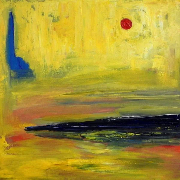 stenske slike na platnu, umetniške slike - moderne slike, ambientalne slike za na steno, abstraktne slike, dekorativne stenske slike, nakup in prodaja slik - Dekorativna slika Pozitiven pogled na svet