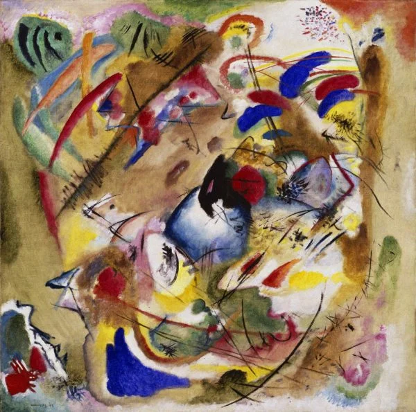 Vasilij Kandinski - Dreamy Improvisation - reproduction of famous painting by famous artist, hand painted painting on canvas - oil painting