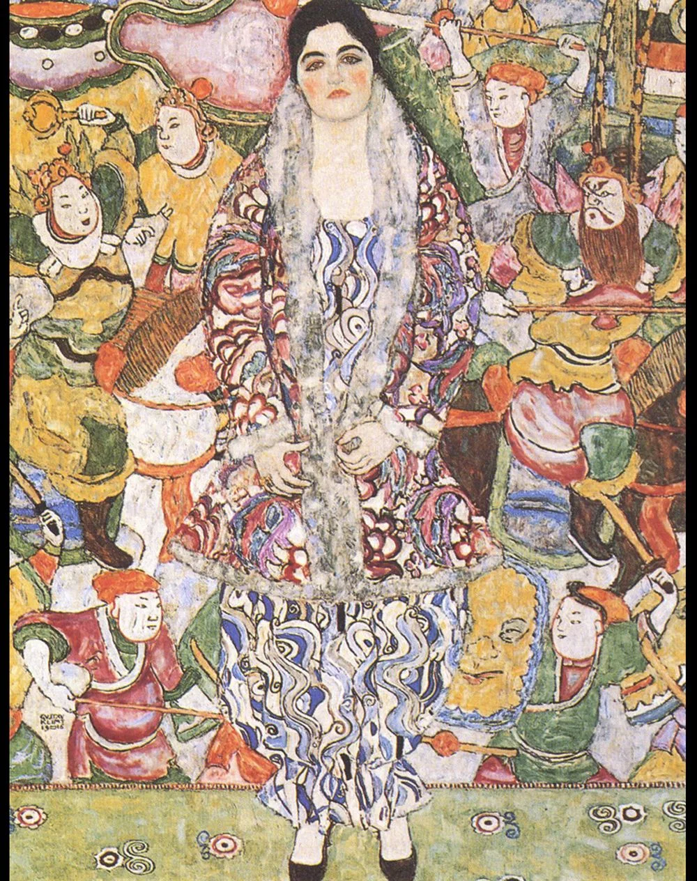 Gustav Klimt - Friederike Maria Beer - reproduction of famous painting by famous artist, hand painted painting on canvas
