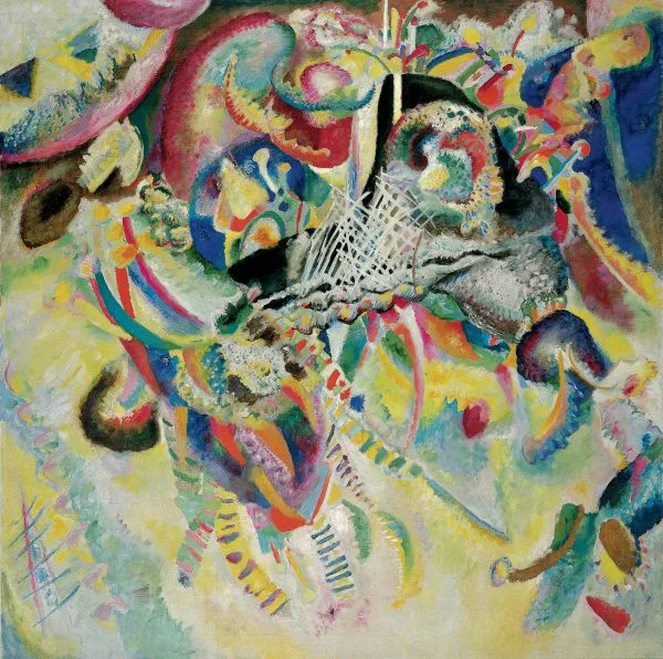 Reprodukcije slik - Vasilij Kandinski – Fugue - Ročno slikane stenske slike, olje na platnu, oljne slike, moderne stenske slike, umetniške slike za na steno, ambientalne, abstraktne, dekorativne stenske slike