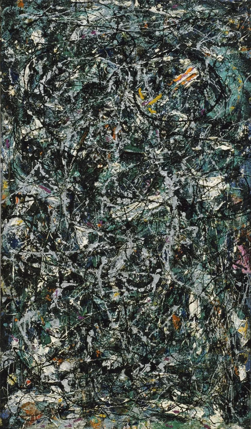 Jackson Pollock – Full Fathom Five – handgemalte Reproduktion auf Leinwand