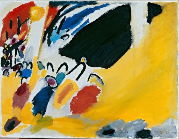 Impression III (Concert) (Impression III [Konzert]) - Vasilij Kandinski - reproduction of famous painting by famous artist, hand painted painting on canvas, oil painting.