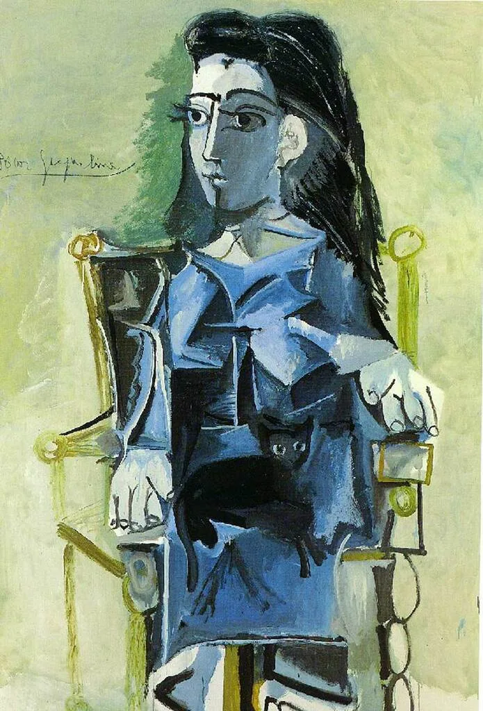 Pablo Picasso – Jacqueline – handgemalte Reproduktion auf Leinwand