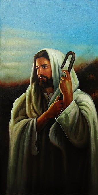 Verske stenske slike na platnu - Jezus - Ročno slikane slike, reprodukcije slik znanih slikarjev, olje na platnu, oljne slike, moderne stenske slike, umetniške slike za na steno, ambientalne, abstraktne, dekorativne stenske slike