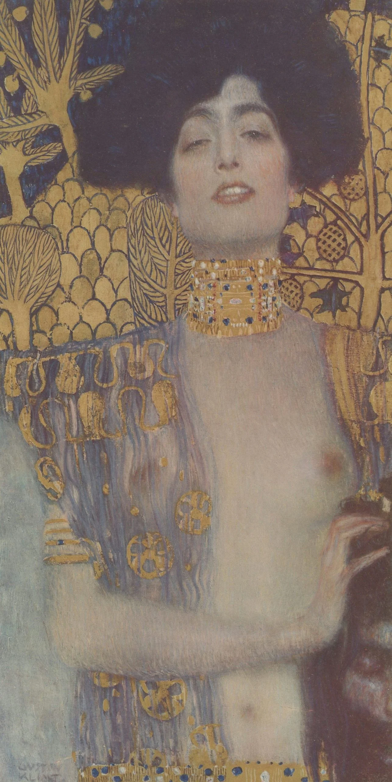 zidne slike na platnu - Gustav Klimt - Judith I - Ručno slikane slike, reprodukcije slika poznatih slikara, ulje na platnu, uljne slike, moderne zidne slike, umjetničke slike za zid, ambijentalne, apstraktne, dekorativne zidne slike