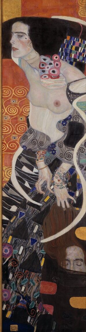 Stenske slike na platnu - Gustav Klimt - Judith-II-Salome - Ročno slikane slike, reprodukcije slik znanih slikarjev, olje na platnu, oljne slike, moderne stenske slike, umetniške slike za na steno, ambientalne, abstraktne, dekorativne stenske slike