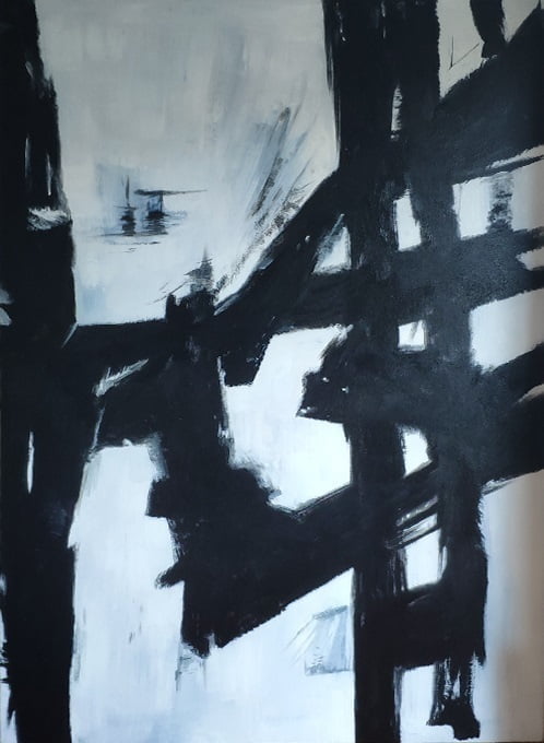 falfestmények vászonra - Kline - Művészet festészet - modern festmények, ambient festmények falra, absztrakt festmények, dekoratív falfestmények, festmények adásvétele