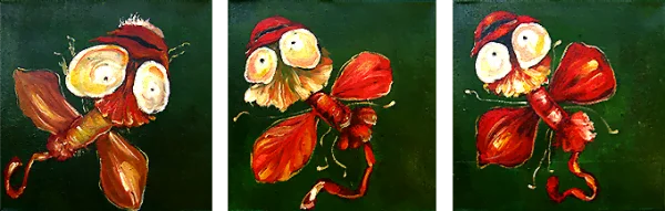 Wandgemälde auf Leinwand – Mücken – Kunstmalerei – moderne Gemälde, stimmungsvolle Wandgemälde, abstrakte Gemälde, dekorative Wandgemälde, Gemälde kaufen und verkaufen