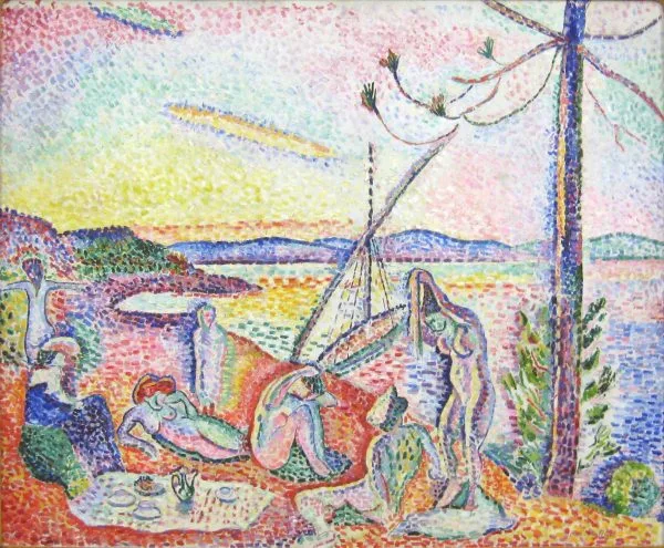 Stenske slike na platnu - Henri Matisse - Luxury, Calm and Pleasure - Ročno slikane slike, reprodukcije slik znanih slikarjev, olje na platnu, oljne slike, moderne stenske slike, umetniške slike za na steno, ambientalne, abstraktne, dekorativne stenske slike