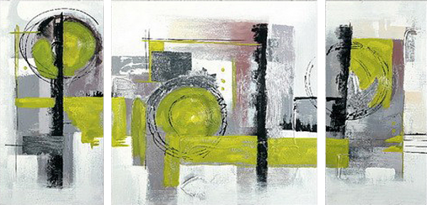 Stenske slike na platnu - Moderna večdelna slika Abstrakt 5 - moderne slike, ambientalne slike za na steno, abstraktne slike, dekorativne stenske slike, nakup in prodaja slik