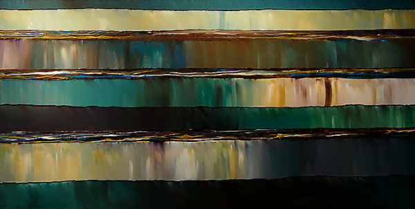 Stenske slike na platnu - Moderna slika Pisarna 2 - moderne slike, ambientalne slike za na steno, abstraktne slike, dekorativne stenske slike, nakup in prodaja slik