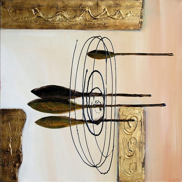 Canvas Paintings - Modern Painting Traces II - Modern Paintings, Ambient Paintings for the Wall, Abstract Paintings, Decorative Wall Paintings, Purchase and Sale of Paintings.