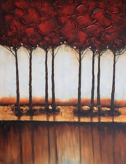 Slike na platnu - Moderna slika Senzualna priroda - moderne slike, ambijentalne slike za zid, apstraktne slike, dekorativne zidne slike, kupovina i prodaja slika