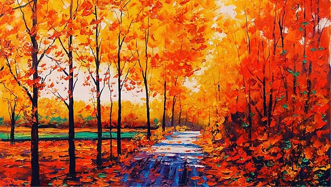 Quadri moderni - Quadro moderno Autunno 1 - quadri moderni, quadri ambientali per pareti, quadri astratti, quadri decorativi, acquisto e vendita di quadri