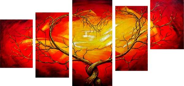 Gemälde auf Leinwand - Dekoratives Gemälde Happiness I - moderne Gemälde, stimmungsvolle Wandgemälde, abstrakte Gemälde, dekorative Wandgemälde, Kauf und Verkauf von Gemälden