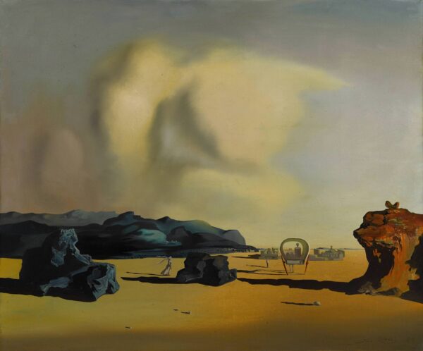 Salvador Dali - Moment of Transition - reproduction of famous painting by famous artist, hand painted painting on canvas, surrealism