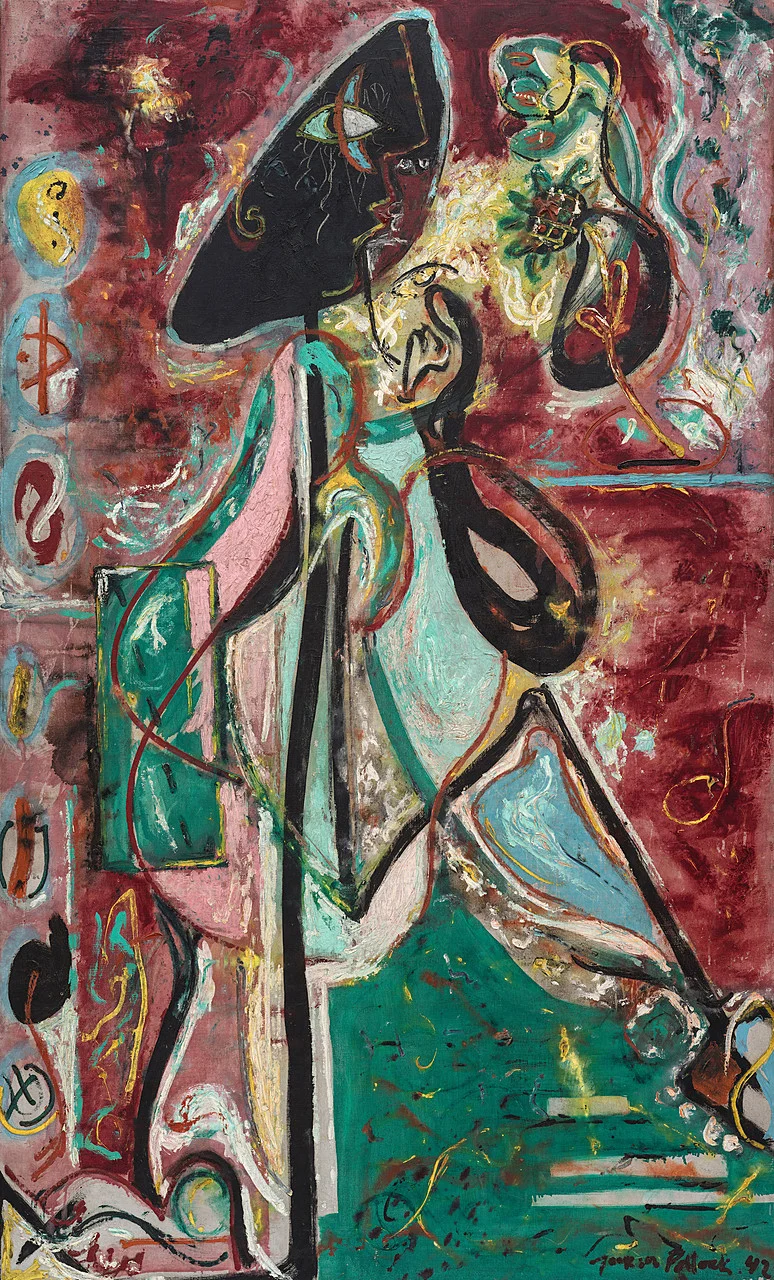 Jackson Pollock - Moon Woman
