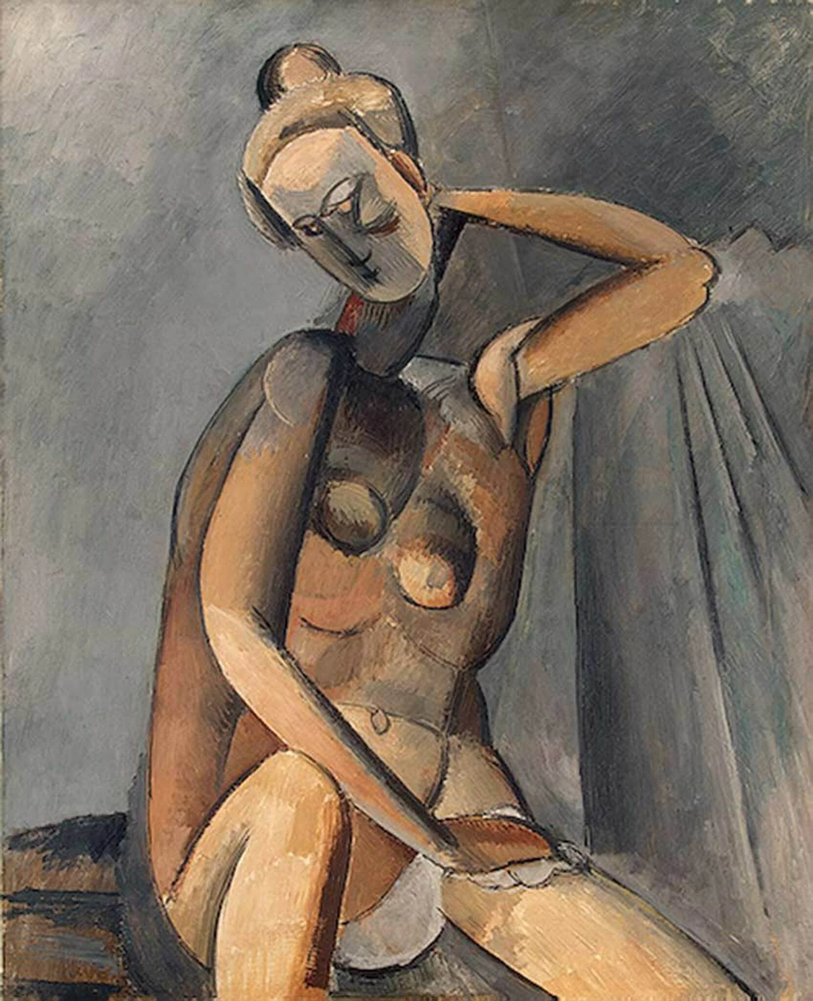 Slike na platnu - Pablo Picasso - Nude - Ročno slikane, reprodukcije slik znanih slikarjev, olje na platnu, moderne stenske slike, umetniške slike za na steno, ambientalne, abstraktne, dekorativne stenske slike
