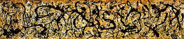 Slike na platnu - Jackson Pollock - Number 1, 1952 - Ročno slikane reprodukcije slike znanih slikarjev, olje na platnu, moderne stenske slike, umetniške slike za na steno, ambientalne, abstraktne, dekorativne stenske slike
