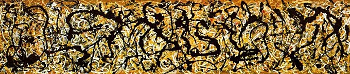 Jackson Pollock – Nummer 1, 1952 – handgemalte Reproduktion auf Leinwand