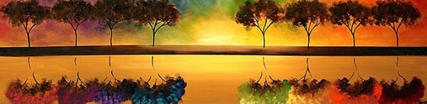 Slike na platnu - Obala 2 - moderna umetniška slika - moderne, ambientalne, abstraktne, dekorativne stenske slike