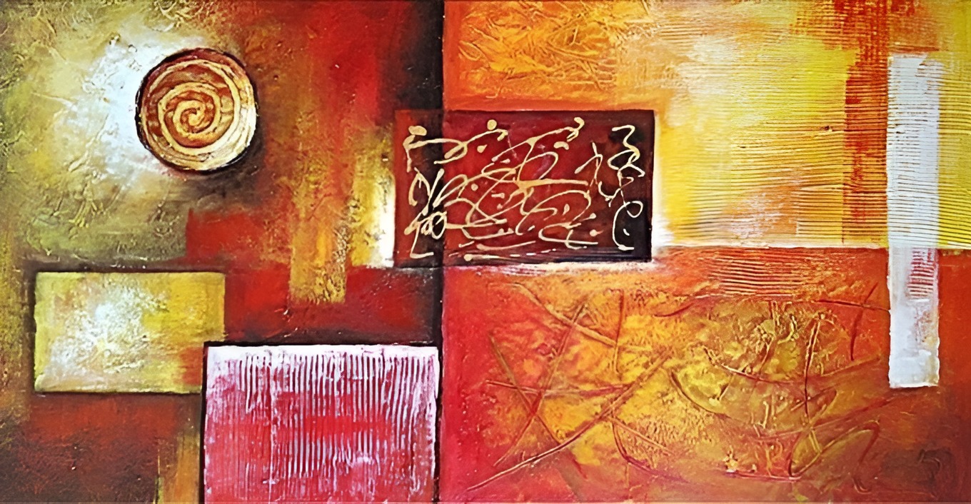 Original One-Piece - Modern, Ambient, Abstract, Decorative Canvas Paintings, Wall Art